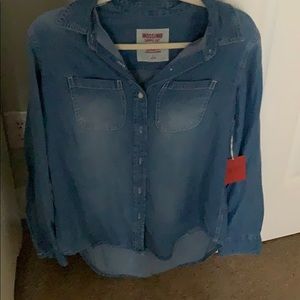 Chambray/ denim shirt